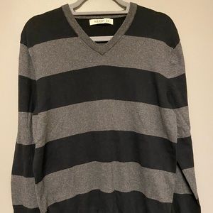 Black Striped Sweater |  Old Navy | Black
